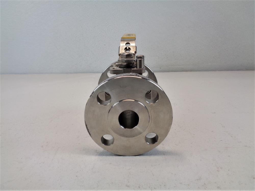 Flow-Tek 1" 150# CF8M 2-Piece Flanged Ball Valve F15-1